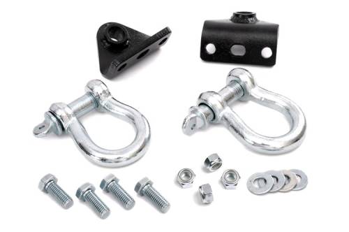 Rough Country - Rough Country D Ring Shackles and Mounts - Winch Plate - Jeep Grand Cherokee ZJ (93-98) - 1048