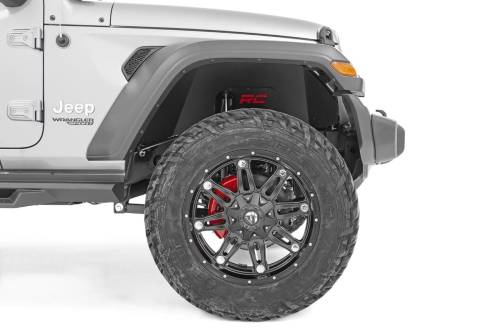 Rough Country - Rough Country Inner Fenders - Front - Jeep Wrangler 4xe (21-23)/Wrangler JL (18-23) - 10497A