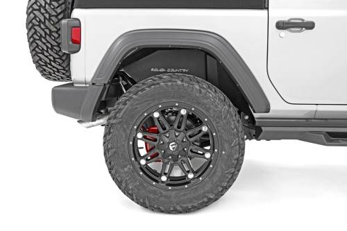 Rough Country - Rough Country Inner Fenders - Rear - Jeep Wrangler 4xe (21-23)/Wrangler JL (18-23) - 10498A