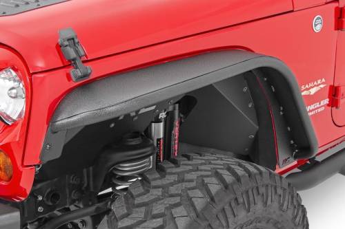 Rough Country - Rough Country Fender Flare - Steel - Front - Jeep Wrangler JK (2007-2018) - 10531