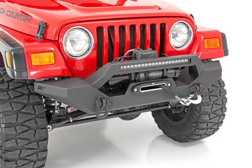 Rough Country - Rough Country Front Bumper - Rock Crawler - Jeep Wrangler TJ 4WD (1997-2006) - 10595