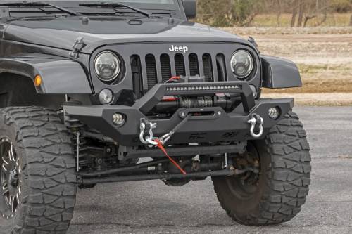 Rough Country - Rough Country Front Bumper - Sport - OE Fog - Jeep Gladiator JT/Wrangler JK & JL - 10596