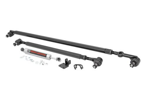 Rough Country - Rough Country HD Steering Kit - Stabilizer Combo - Jeep Cherokee XJ/Comanche MJ/Wrangler TJ - 10613