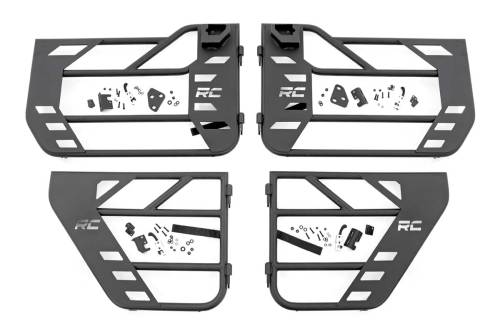 Rough Country - Rough Country Tubular Doors - Front and Rear - Jeep Gladiator JT/Wrangler JL 4WD (18-24) - 10619