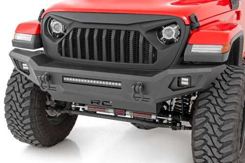 Rough Country - Rough Country Front Bumper - Skid Plate - Jeep Gladiator JT/Wrangler 4xe/Wrangler JL (18-23) - 10635