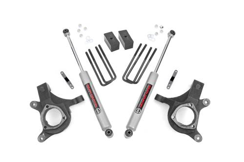 Rough Country - Rough Country 3 Inch Lift Kit - Lift Knuckle - Chevy/GMC 1500 (07-13) - 10730