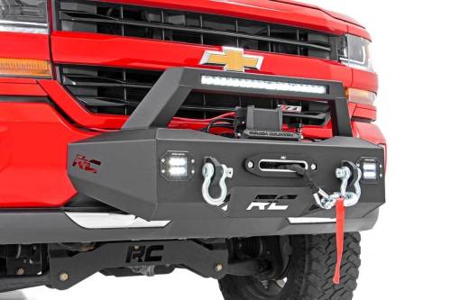 Rough Country - Rough Country EXO Winch Mount Kit - Chevy Silverado 1500 2WD/4WD (2007-2018) - 10761