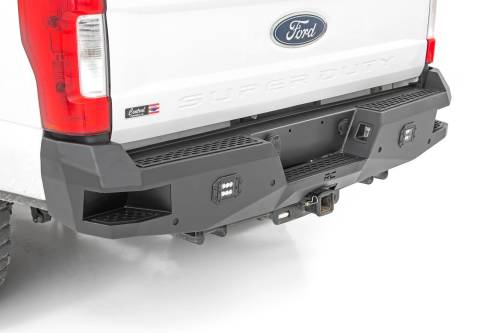 Rough Country - Rough Country Rear Bumper - Ford Super Duty 2WD/4WD (2017-2022) - 10788