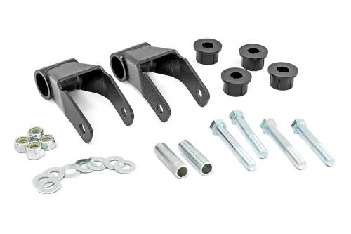 Rough Country - Rough Country Boomerang Lift Shackles - .75 Inch - Jeep Cherokee XJ (84-01) - 1104