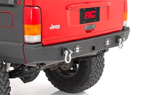 Rough Country - Rough Country Rear Bumper - Jeep Cherokee XJ 2WD/4WD (1984-2001) - 110504