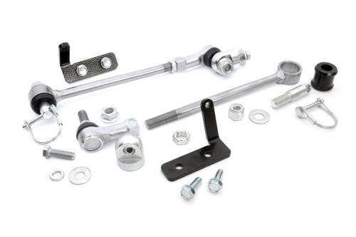 Rough Country - Rough Country Jeep Front Sway-bar Disconnects (3.5-6in) - 1128