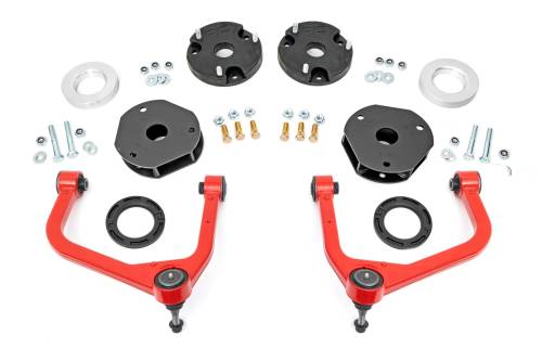 Rough Country - Rough Country 3.5 Inch Lift Kit - GMC Yukon/Yukon XL 1500 4WD (2021-2024) - 11400RED