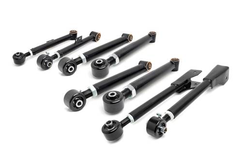 Rough Country - Rough Country X-Flex Control Arms - Complete Set - Jeep Wrangler TJ 4WD (97-06) - 11470