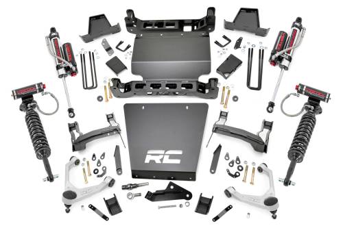 Rough Country - Rough Country 7 Inch Stamped Steel LCA Lift Kit - Forged UCA - Bracket - Vertex - Chevy/GMC 1500 (16-18) - 11650