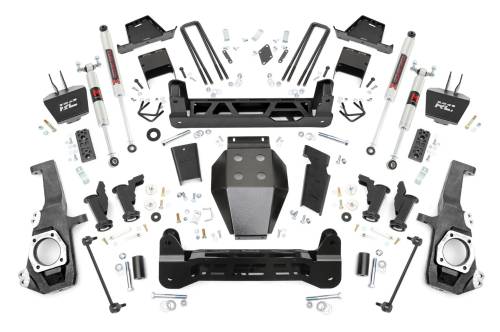 Rough Country - Rough Country 7 Inch Lift Kit - Torsion Drop - M1 - Chevy/GMC 2500HD (20-24) - 11740