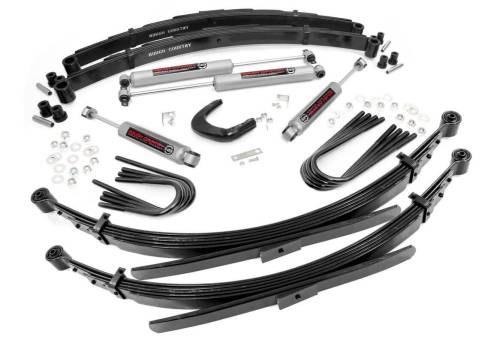 Rough Country - Rough Country 6 Inch Lift Kit - 52 Inch Rear Springs - GMC C15/K15 Truck/Half-Ton Suburban (73-76) - 12630