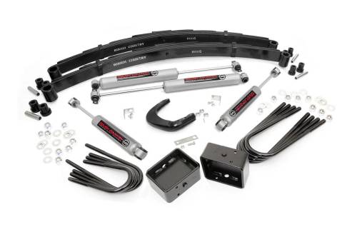 Rough Country - Rough Country 4 Inch Lift Kit - GMC C25/K25 Truck (77-87)/Half-Ton Suburban (77-91) - 150.20