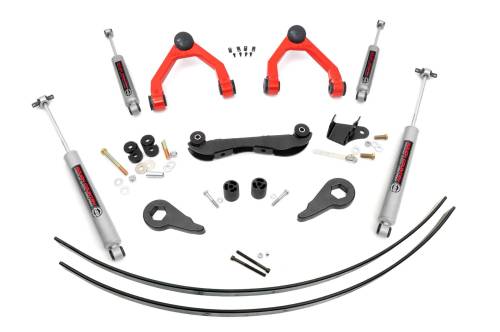 Rough Country - Rough Country 2-3 Inch Lift Kit - Rear AAL - Chevy/GMC C1500/K1500 Truck/SUV (88-99) - 17030RED