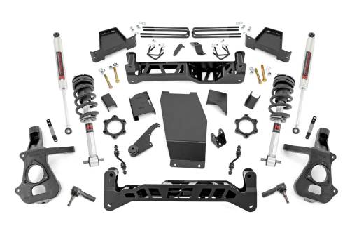 Rough Country - Rough Country 7 Inch Lift Kit - Alum/Stamp Steel - M1/M1 - Chevy/GMC 1500 (14-18) - 17440