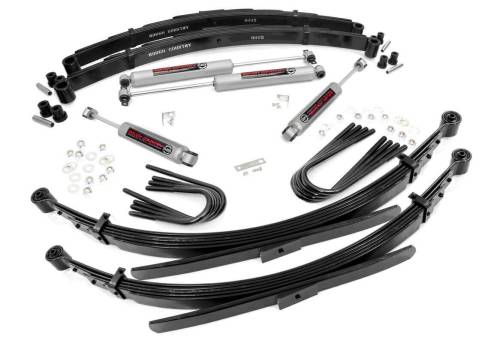 Rough Country - Rough Country 4 Inch Lift Kit - 52" RR Spring - GMC C15/K15 Truck/Half-Ton Suburban (69-72) - 18030