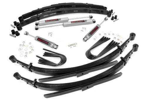 Rough Country - Rough Country 2 Inch Lift - 52 Inch Rear Springs - GMC C15/K15 Truck/Half-Ton Suburban (73-76) - 18530