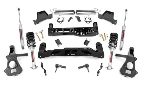 Rough Country - Rough Country 7" Lift Kit - Alu/Stamp Steel - N3 Strut - Chevy/GMC 1500 (14-18) - 18734