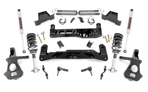 Rough Country - Rough Country 7" Lift Kit - Alu/Stamp Steel - M1 Strut/M1 - Chevy/GMC 1500 (14-18) - 18740