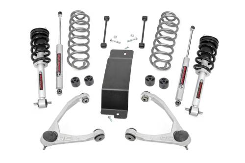 Rough Country - Rough Country 3.5 Inch Lift Kit - N3 Struts - Forged UCAs - Chevy/GMC SUV 1500 2WD/4WD (2007-2020) - 19332