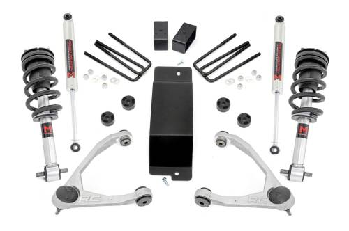 Rough Country - Rough Country 3.5 Inch Lift Kit - Forged UCA - M1 Strut - - Chevy/GMC 1500 (14-16) - 19440