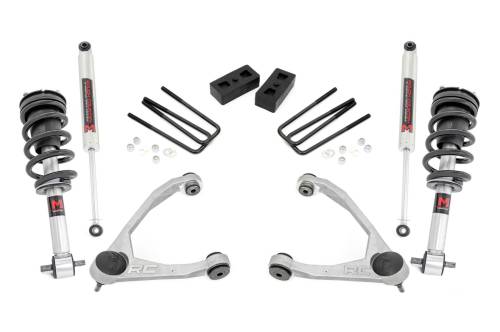 Rough Country - Rough Country 3.5 Inch Lift Kit - Cast Steel - M1 Strut - - Chevy/GMC 1500 (14-16) - 19840