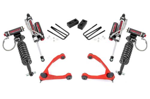 Rough Country - Rough Country 3.5" Lift Kit - Forged UCA - Cast Steel - Vertex - Chevy/GMC 1500 (07-13) - 19850RED