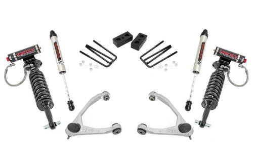 Rough Country - Rough Country 3.5" Lift Kit - Forged UCA - Cast Steel - Vertex/V2 - Chevy/GMC 1500 (07-13) - 19857