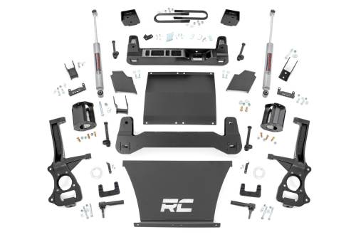 Rough Country - Rough Country 6 Inch Lift Kit - Rear Mono Leaf - Chevy Silverado 1500 2WD/4WD (2019-2023) - 21630