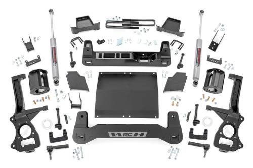 Rough Country - Rough Country 6 Inch Lift Kit - Diesel - Chevy Silverado 1500 2WD/4WD (2019-2023) - 21731D