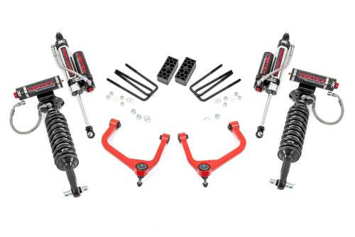 Rough Country - Rough Country 3.5 Inch Lift Kit - Vertex - GMC Sierra 1500 2WD/4WD (2019-2024) - 22650RED