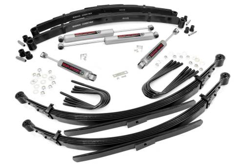 Rough Country - Rough Country 2 Inch Lift Kit - 52 Inch RR Springs - GMC C15/K15 Truck/Half-Ton Suburban (77-87) - 23530