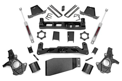 Rough Country - Rough Country 6 Inch Lift Kit - Chevy Silverado & GMC Sierra 1500 4WD (2007-2013) - 23630