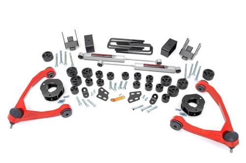 Rough Country - Rough Country 4.75 Inch Lift Kit - Combo - Chevy/GMC 1500 (07-13) - 254.20RED