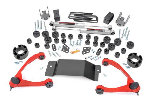 Rough Country - Rough Country 4.75 Inch Lift Kit - Combo - Chevy/GMC 1500 (07-13) - 257.20RED