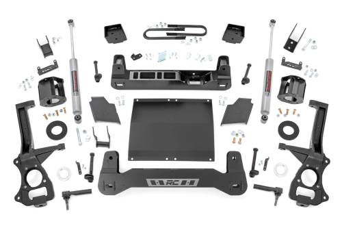 Rough Country - Rough Country 6 Inch Lift Kit - Mono Leaf Rear - Diesel - GMC Sierra 1500 (19-23) - 26631D