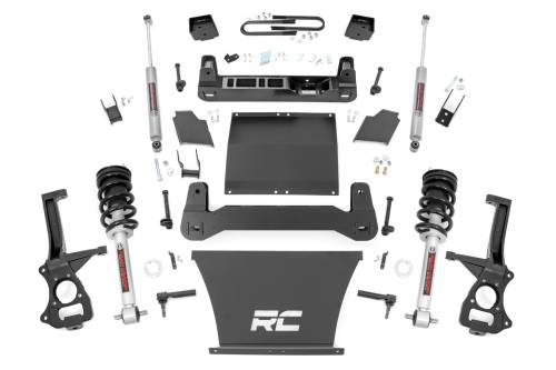 Rough Country - Rough Country 6 Inch Lift Kit -Mono Leaf Rear - N3 Struts - GMC Sierra 1500 (19-23) - 26632