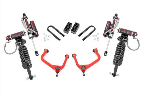 Rough Country - Rough Country 3.5 Inch Lift Kit - Vertex - Rear Mono Leaf - Chevy Silverado 1500 (22-24) - 28250RED