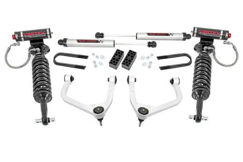 Rough Country - Rough Country 3.5 Inch Lift Kit - Vertex/V2 - Rear Mono Leaf - Chevy Silverado 1500 2WD/4WD (22-23) - 28257