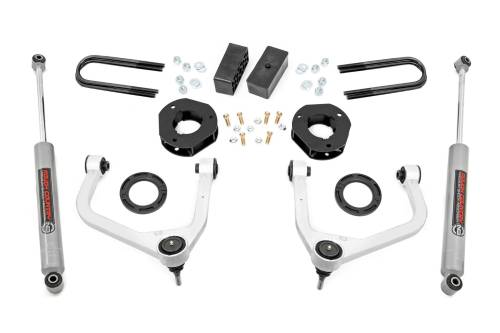 Rough Country - Rough Country 3.5 Inch Lift Kit - Mono Leaf Rear - GMC Sierra 1500 2WD/4WD (19-23) - 28830