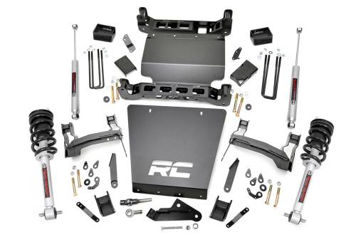 Rough Country - Rough Country 5 Inch Lift Kit - Bracket - N3 Struts - Chevy/GMC 1500 (14-18) - 29133