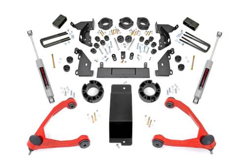 Rough Country - Rough Country 4.75 Inch Lift Kit - Combo - Chevy/GMC 1500 (14-15) - 292.20RED