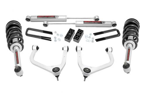 Rough Country - Rough Country 3.5 Inch Lift Kit - N3 Struts - Chevy Silverado 1500 2WD/4WD (19-23) - 29532