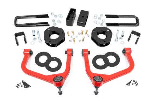 Rough Country - Rough Country 3.5 Inch Lift Kit - Adaptive Ride Control - Chevy/GMC 1500 (19-24) - 29601RED