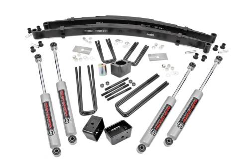 Rough Country - Rough Country 4 Inch Lift Kit - Rear Blocks - Dodge W100 Truck (86-89)/W200 Truck (78-80) - 311.20