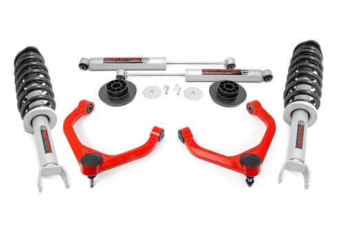 Rough Country - Rough Country 3 Inch Lift Kit - N3 Struts/Shocks - Ram 1500 4WD (2012-2018 & Classic) - 31231RED